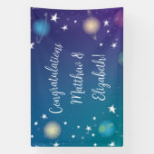 Baby shower buitenruimte spandoek (Verticaal)