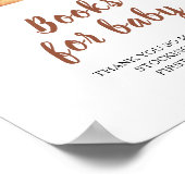 Baby shower Bun - livres pour bébé poster (Coin)
