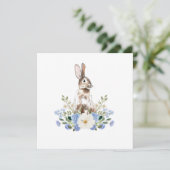 Baby shower Bunny Blank Kaarten (Staand voorkant)