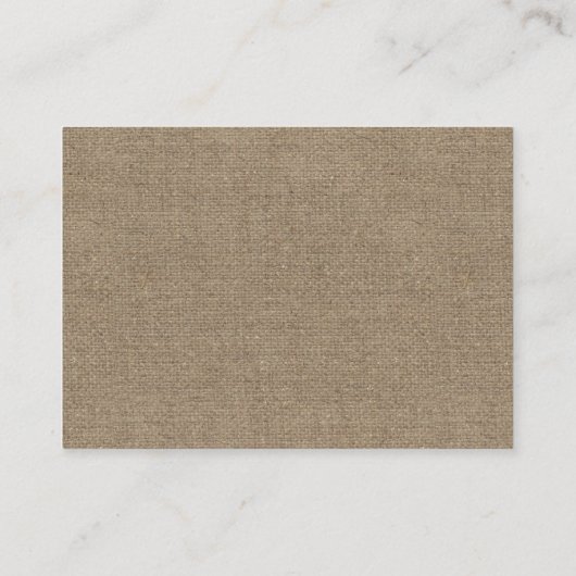 Baby shower Burlap & Lace Breng een boek aanvraag Informatiekaartje (Achterkant)