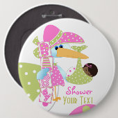 BABY SHOWER * BUTTON (Voorkant /achterkant)