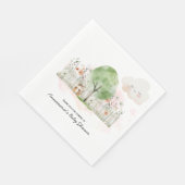 Baby shower C neutre | Serviette en Papier (Coin)