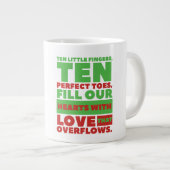 Baby-shower cadeau Jumbo Mug (Devant droit)