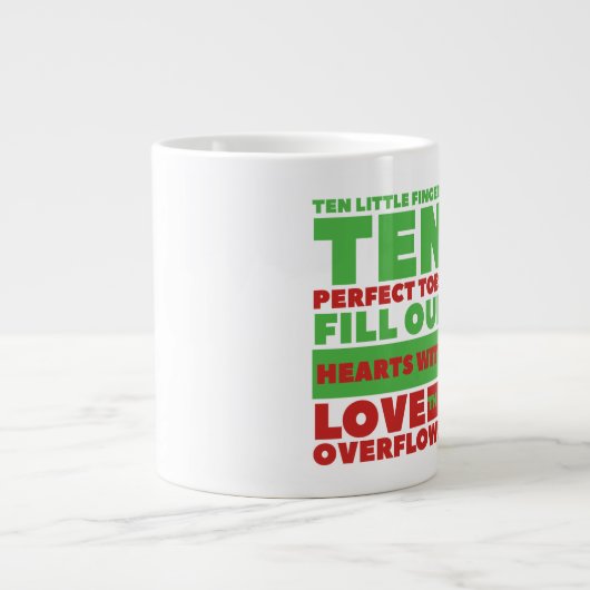 Baby-shower cadeau Jumbo Mug (Devant)