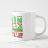 Baby-shower cadeau Jumbo Mug (Droite)