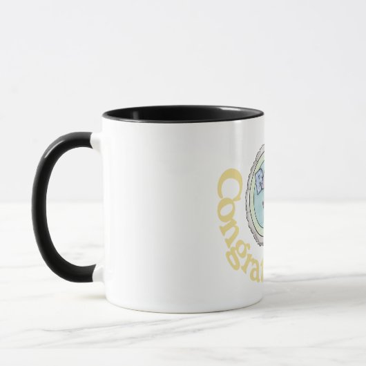 Baby shower cadeau Mug (Gauche)