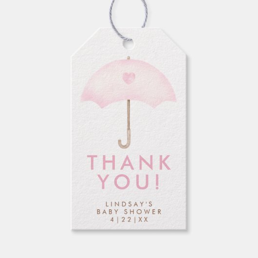 Baby shower cadeaulabel (Voorkant)