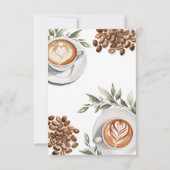 Baby shower café - un bébé brasse du Merci (Dos)