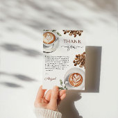 Baby shower café - un bébé brasse du Merci