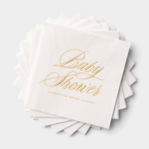 Baby-Shower Calligraphié Fantaisiste et Gras
