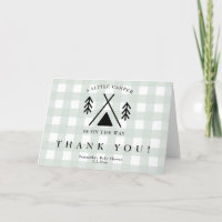 Baby shower camping - Merci