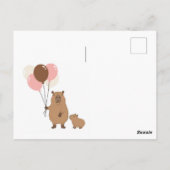Baby shower Capybara honorant l'invitation | carte (Dos)
