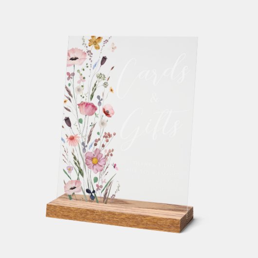 Baby Shower Cards & Gifts Watercolor Floral (Angle)