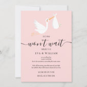 Baby shower, carte d'annulation d'arrosage (Devant)