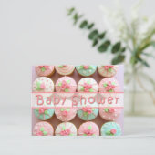Baby shower - Carte postale Cupcakes (Debout devant)