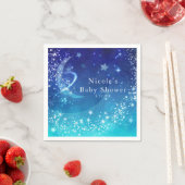 Baby shower Celestial Moon Sparkle Sky Custom Servet (Insitu)