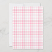Baby shower Cheval Rose Cute Invitation (Dos)