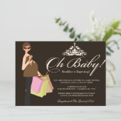 Baby shower Chic Mama Invitation (Debout devant)