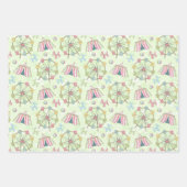 Baby shower Circus Inpakpapier Vel (Voorkant 2)