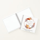 Baby shower Citrouille en terre cuite Livre d'or (Intérieur)