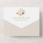 Baby shower citrouille Invitation et carte de cons (Verso)