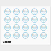 Baby shower Clothesline Stickers (Vel)