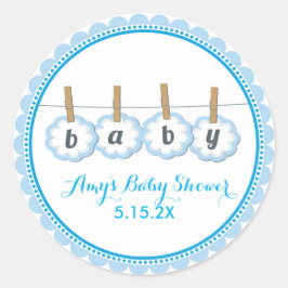 Baby shower Clothesline Stickers