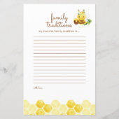 Baby shower Comment ça ira ? Carte de prévision (Dos)