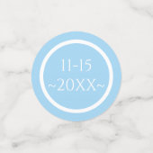 Baby shower Confetti Castle in de lucht (Kleine voorkant)