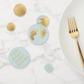 Baby shower Confetti Classic Bleu N Or (Groupe)