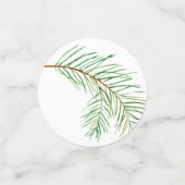 Baby shower Confetti du pin de Bois (Petit recto)