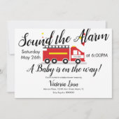 Baby shower Confetti Invitation du véhicule de cam (Devant)