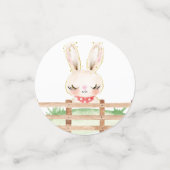 Baby shower Confetti pour bébés de ferme (Petit recto)