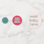 Baby shower Confetti Watermeloen (Voorkanten)