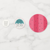 Baby shower Confetti Watermeloen (Achterkanten)