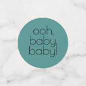 Baby shower Confetti Watermeloen (Kleine voorkant)