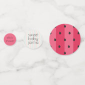 Baby shower Confetti Watermeloen (Voorkanten)