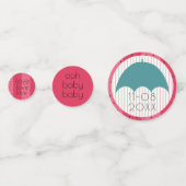 Baby shower Confetti Watermeloen (Achterkanten)