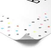 Baby shower couple | Happy Hour Welcome Poster (Coin)