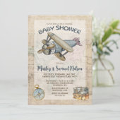 Baby shower Couples Invitation Plus Grande Aventur (Debout devant)