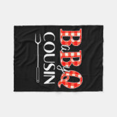 Baby Shower Cousin Bbq Party Cute Matching Family Fleece Deken (Voorkant (Horizontaal))