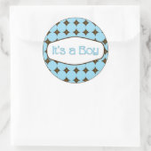 Baby shower Cupcake Toppers Stickers Het is een Jo (Tas)