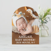 BABY SHOWER CUSTOM POWER INVITATIONS (Debout devant)