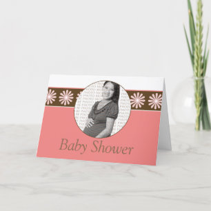Baby shower customisé Invitation maman Photo