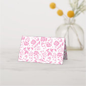 Baby shower Cute Pink Girl (Achterkant)