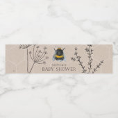 Baby shower d'abeilles Étiquettes (Étiquettes simples)