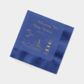 Baby shower d'accueil nautique (Gauche)