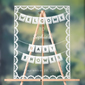 Baby shower d'accueil Papel Picado (Neutre)