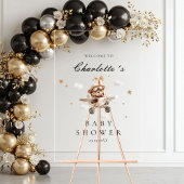 Baby shower d'accueil Teddy Bear & Airplane