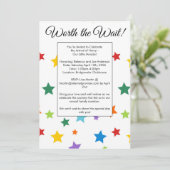 Baby shower d'adoption Invitation (Debout devant)